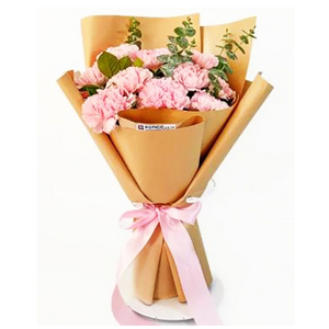 Carnation bouquet (pink) 送花到台灣,送花到大陸,全球送花,國際送花