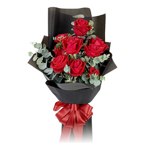 唯美-紅色玫瑰花束 送花到台灣,送花到大陸,全球送花,國際送花